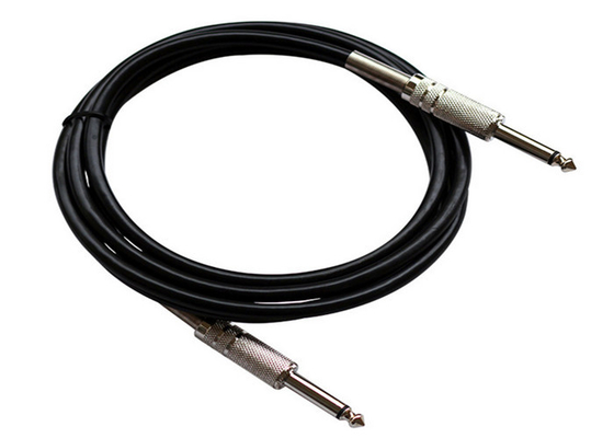 China Personal Computer Audio Visual Cables With Metal Spring 6.35 Connector supplier