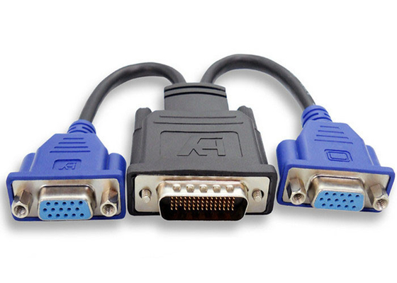China DVI Splitter Cables Monitor Data Cable 59 PIN DVI Interface For Video Card supplier
