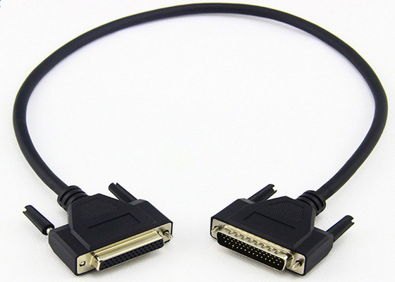 China Custom Length Parallel Printer Cable / Female Extension Cable 28 AWG Wire Gauge supplier