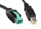 Neater Appearance USB Printer Cable Powered USB 12V USB B Male And 5521 DC Plug supplier