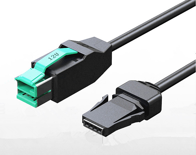IBM 4610 Epson Printer USB Cable Multi Color Unique Cable Locking Feature