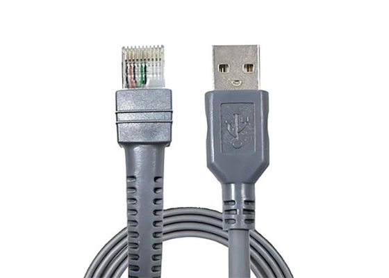 China 7ft CBA-U01-S07ZAR 2M Gray Symbol LS2208 Barcode scanner usb data cable supplier