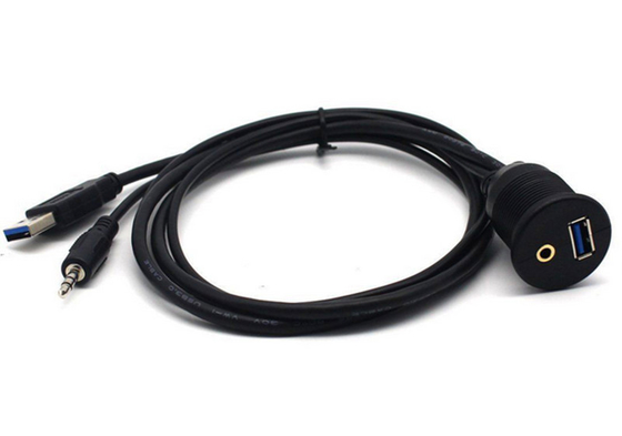 China Bike Car Audio Cable / Audio Extension Cable Max 1 Ohms Contactor Resistance supplier