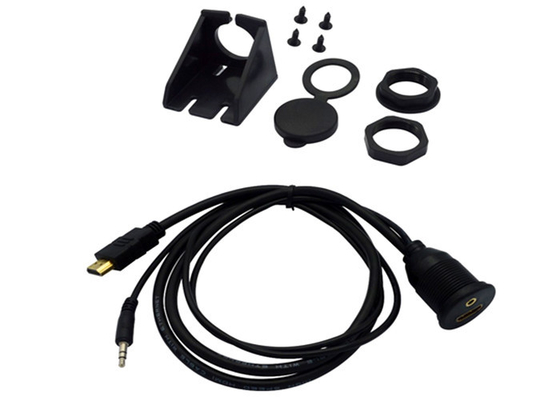 China 6 Feet 2 M Car Audio Cable USB HDMI Extension Mount ABS And PVC Material supplier
