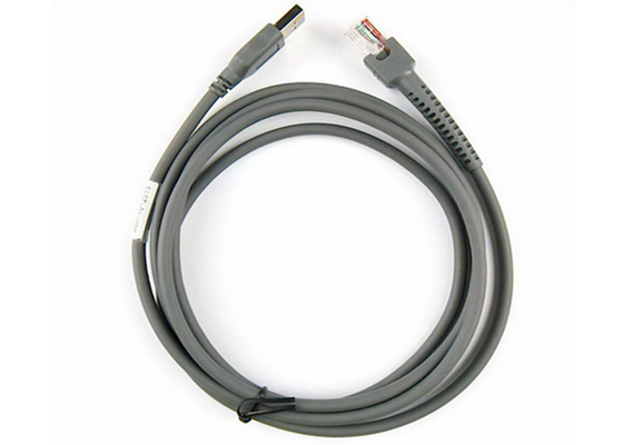 China Barcode Scanner Computer Data Cable for Symbol LS2208 / Data Transfer Cable 5M Ohms Insulation Resistance supplier