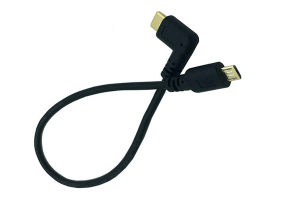 China Type C USB 2.0 Micro B Male Cable / Data Sync Power Supply Cable For Digital Device supplier