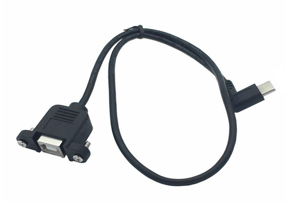 China Adaptive Interface Type C to b female USB2.0 Data Cable With Screw Full 480 - Mbps Transmission Speed supplier