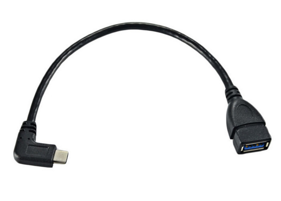 China 25 CM Non - Toxic USB OTG Cable / Type C OTG Cable For Mac Google Chromebook supplier