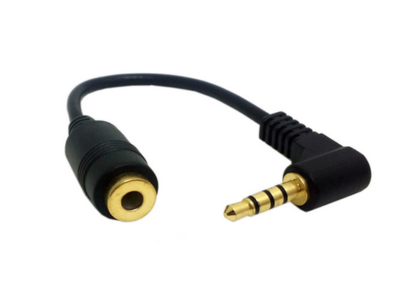 China Headset Design Stereo Audio Cable / Audio Jack Cable 1.5 M Customize Length supplier