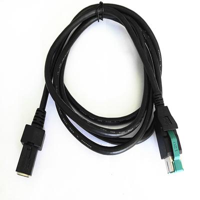 China Multi Color 12 V USB Power Cable / USB Splitter Cable POS Terminals 8 Pin Connector supplier