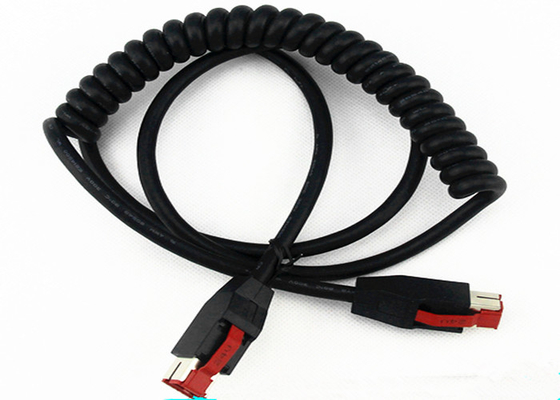China IBM POS System 24v USB Cable 3M Coiled Length 5.0 MM OD Plug - N - Play supplier