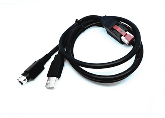 China Durable USB Power Cable Molded - Strain Relief Construction For Flexible Movement supplier