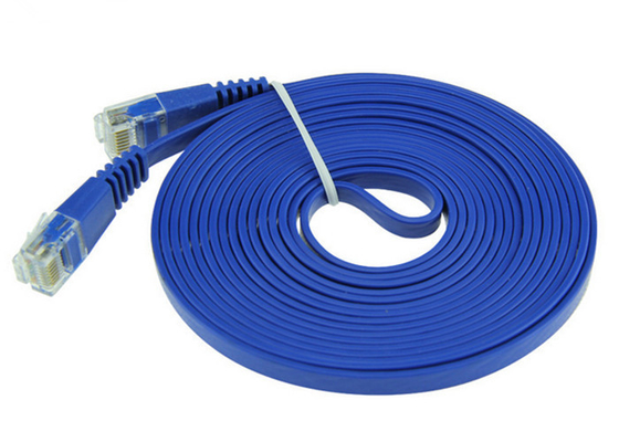 China Flat Ethernet LAN Network Data Cable Flame Resistant Polyethylene Insulation Material supplier