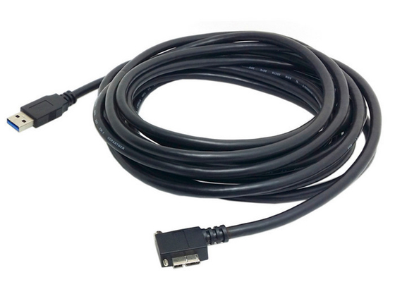 China Industrial Basler Gige Camera Right Angle Micro USB Cable For D800 D800E D810 supplier