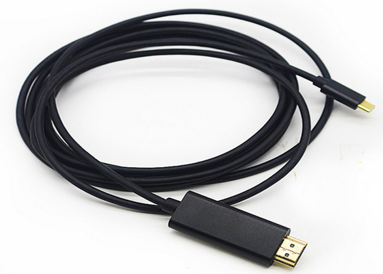 China 1.8 Meter Monitor Data Cable / Computer Video Cable USB3.1 Type C Male supplier