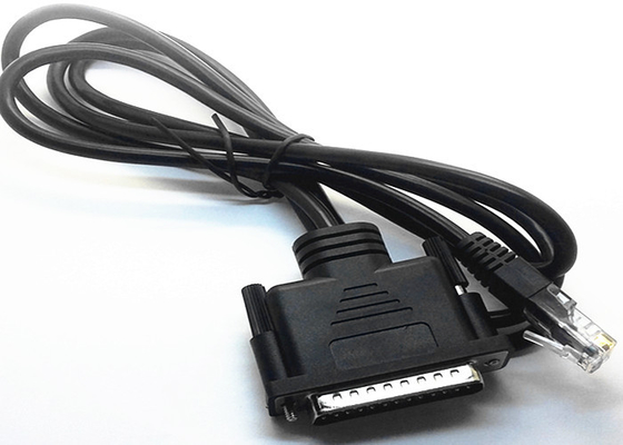 China Modem Console Parallel Printer Cable 28AWG Al Foil Wire Gauge RJ45 8P8C Plug supplier