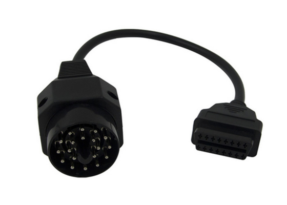 China 25 CM Length BMW OBD Cable 20 PIN To OBD2 16 PIN Female Adapter Connector supplier