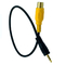Flexible Audio Visual Cables Corrosion Resistant Gold Plated RCA Connectors supplier