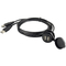Car Dashboard Flush Mount Dual USB 2.0 Extension Cable For Date Transfer supplier