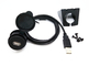 Car Dash Mount USB Extension Cable / Car Charger Aux Cable Water Resistant supplier