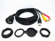 6 Ft USB Extension Data Cable Audio Video Flush Mount Set For Car Dashboard supplier
