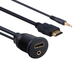 6 Feet 2 M Car Audio Cable USB HDMI Extension Mount ABS And PVC Material supplier