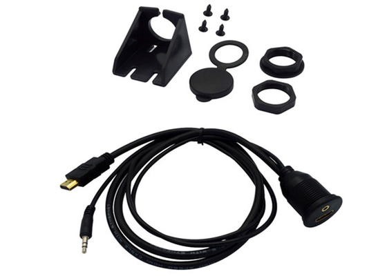 6 Feet 2 M Car Audio Cable USB HDMI Extension Mount ABS And PVC Material supplier