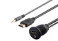 6 Feet 2 M Car Audio Cable USB HDMI Extension Mount ABS And PVC Material supplier