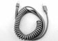 9ft 3M Coiled Symbol Barcode Scanner Cable For LS2208 LS2208AP LS4278 supplier