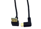 Type C Right Angle USB Data Cable Connector 10 Gbps Transfer Speed For Audio supplier
