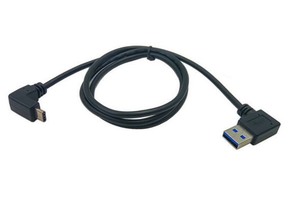 Smarter Right Angle usb 3.1 type c braid Cable Compatible With 15 Different Style Macbook supplier