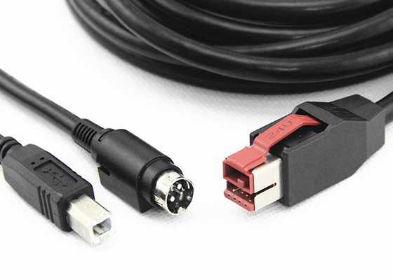 Keyboards USB Y Cable / Long USB Cable Connectors Design Allow For Hot Plugging supplier