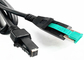 Multi Color 12 V USB Power Cable / USB Splitter Cable POS Terminals 8 Pin Connector supplier