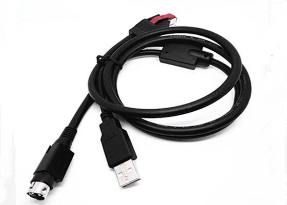 Durable USB Power Cable Molded - Strain Relief Construction For Flexible Movement supplier