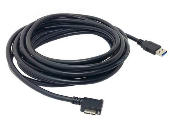 Industrial Basler Gige Camera Right Angle Micro USB Cable For D800 D800E D810 supplier