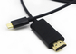 1.8 Meter Monitor Data Cable / Computer Video Cable USB3.1 Type C Male supplier