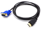 HD TV Monitor Data Cable Triple Shielded Metal Shell With Black Braiding supplier