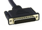 High Density Black RS 232 Serial Cable / Cisco Router Cable For Computer supplier