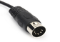 DIN Extension Cable / DIN Power Cable 1.5 M Length For Midi Audio Equipment supplier