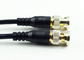 Electronic Test Equipment TV Coaxial Cable BNC Male Connector Foil And Braid Shield supplier