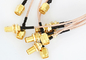 RF Pigtail TV Coaxial Cable 1000 Ohms Insulation Resistance Gold Plated Center Contact supplier
